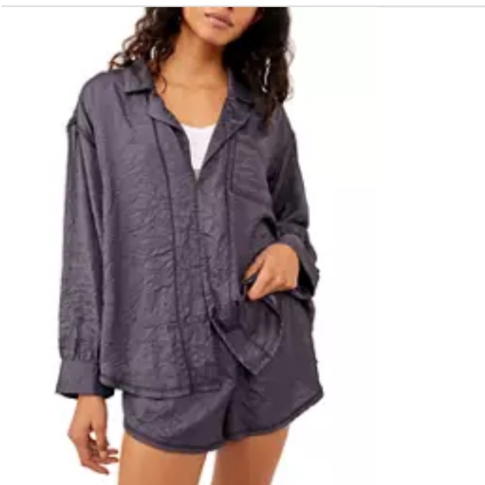 Free People Shine Time pajama top